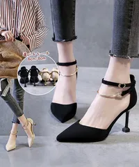 セパレートパンプス アンクルストラップ