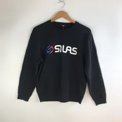 SILAS ロゴスウェットトレーナー メンズ M ブラック 3191202603090023のサムネイル
