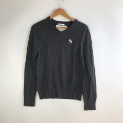 Abercrombie & Fitch  カシミヤ混 Vネックニットセーター グレー S 3191202603090024のサムネイル