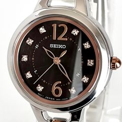 セイコー SEIKO レディース腕時計 稼働 電波ソーラー 磨き済み s2317