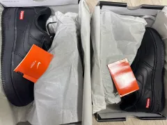 ナイキ シュプリーム エアフォース ブラック オールブラック 230 240