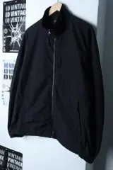 (L-2XL) GROOVE RHYME(グルーヴライム) ジップアップ ウィンドブレーカー アウター ジャケット 軽量 ブラック-177FC