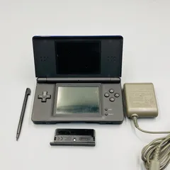 【希少】【動作確認済み】ニンテンドー DS Lite 本体 北米版 コバルトブルー/ブラック USG-001  DSハード メタリック 青／黒 FC1