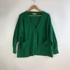 studio CLIP ニットカーディガン レディース F グリーン 3191202603090026