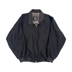 90s Burberrys バーバリー 裏地ノバチェック ウール スイングトップ ブルゾン M /チャコールグレー系 ヴィンテージ