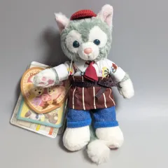 東京ディズニーシー ぬいぐるみバッジ Sweet Duffy 2015 Duffy Brings Love ジェラトーニ(カフェエプロン) 2015