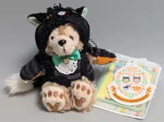 東京ディズニーシー ぬいぐるみストラップ Duffy's HALLOWEEN 2014 ダッフィー（黒猫）/Dolcetto o scherzetto? 2014