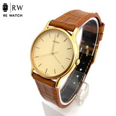 R7-3118 SEIKO 2C21-0120 クォーツ 腕時計 ゴールド/ - メルカリ