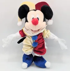 ディズニーストア プラッシュキーチェーン PIERROT COSTUME ミッキー(ピエロ)