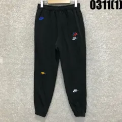 ナイキ マルチ ロゴ ブラック ジョガーパンツ m