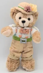 東京ディズニーシー ぬいぐるみバッジ Duffy and Friends Spring in Bloom ダッフィー(蝶/白シャツ) 2021
