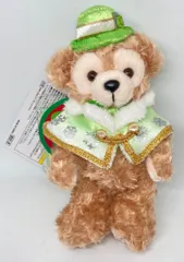 東京ディズニーシー ぬいぐるみバッジ CHRISTMAS WISHES 2016 ダッフィー(黄緑ケープ&帽子)/カラーオブクリスマス 15周年