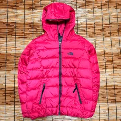 THE NORTH FACE ザノースフェイス ホットピンク フール ジップアップ 軽量ダウン L