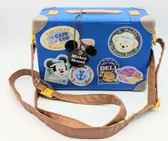 東京ディズニーシー スーベニアミニスナックケース MICKEY & DUFFY'S SPRING VOYAGE トランク型(青) 2013