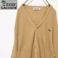 621】ラコステ LACOSTE IZODニットカーディガンワンポイントロゴ