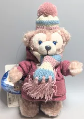 東京ディズニーリゾート ぬいぐるみバッジ シェリーメイ(ピンクコート/マフラー&ニット帽)/ハロー・フロム・ケープコッド 第五弾 第5弾