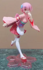 フィギュア　ラム 「Re：ゼロから始める異世界生活」 プレシャスフィギュア ラム～和風メイドver.～ ピンク色 (オリジナル版)