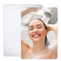 新品 【雑誌anan掲載】 CocoMirror 風呂 鏡 マグネット 浴室 お風呂 マグネット鏡 バスミラー マグネットミラー 曇らない (A3x2枚)