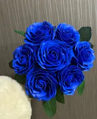 香るソープフラワー〜青い薔薇のブーケ