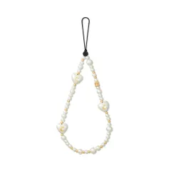 [CASETiFY] ハート スマホストラップ - Pearly Heart