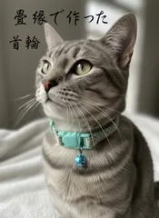 日本の伝統美。畳縁で仕立てた粋な猫首輪【セーフティ仕様】