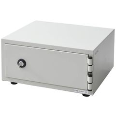 未使用 金庫 30kg 小型 水色 コンパクト 引き出し付 - メルカリ