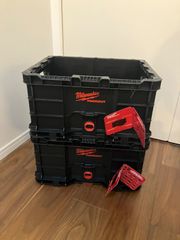 新品 ミルウォーキー パックアウト コンテナ ブラック クレート Crate