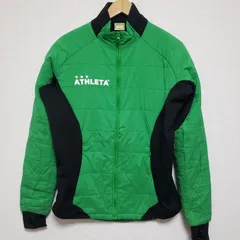 (^w^)b♪ATHLETA アスレタ 中綿ウォームジャケット ウィンドブレーカー グリーン メンズ サイズM /OM10849KD