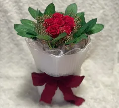 枯れない薔薇〜プリザーブドフラワーのワンホンブーケ