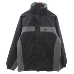 ナイキ NIKE 中綿 ブルゾン ジャケット スタンドカラー グレー系 M
