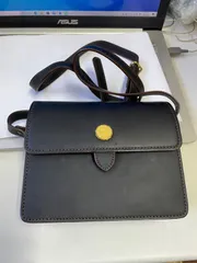 【marie claire】レザー ショルダーバッグ フラップ式