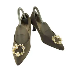 オリエンタルトラフィック ORiental TRaffic サークルパールモチーフパンプス レディース  37