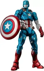 【中古】フィギュア ファイティングアーマー キャプテン・アメリカ 「キャプテン・アメリカ」 アクションフィギュア