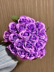 香る紫のソープフラワーブーケ