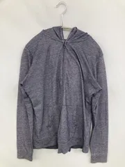 CLOSSHI クロッシー パーカー M ネイビー コットン 無地 ジップアップ 長袖
