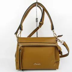 フィラノコレクション ショルダーバッグ ハンドバッグ 2way 鞄 カバン ブランド レディース カーキ Firano collection 【中古】