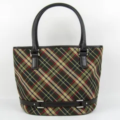 ダックス トートバッグ ハンドバッグ 鞄 カバン ブランド レディース グリーン×ベージュ DAKS 【中古】のサムネイル