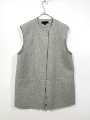 美品 ZARA ザラ クルーネック ノースリーブ ソフト ロング ベスト sizeS/グレー ◇■ レディース
