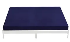 新品 ボックスシーツ ファミリー 240x200x30cm ネイビー マットレスカバー 無地 マチ部分約30cm 全周ゴム付き ベッドシーツ ベットカバー 柔らかい 洋式・和式兼用 毛玉なし 着脱簡単 抗菌防臭 防ダニ