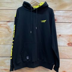 SH009、ブラック、Lサイズ、フーディー、イエローコーン、パーカー 