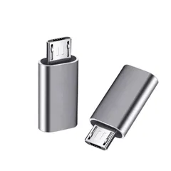 YFFSFDC マイクロUSB変換アダプター タイプC Micro USB 変換アダプタ 2個入り Type C メス to Micro USB オス 変換コネクタ 充電とデータ転送 Galaxy、Nexus、Xperia、HUAWEI等Micro USB設備