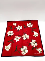 49AV.junko shimada JUNKO SHIMADA フォーティーナインアベニュージュンコシマダ ハンカチ バンダナ 花柄 ユリ レッド系のサムネイル
