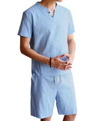 ルームウェア メンズ 上下セット 半袖 ハーフパンツ M～XL 6カラー