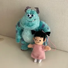 ディズニーピクサー モンスターズ・インク サリー＆ブー ぬいぐるみキーホルダー セット