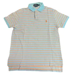 ポロバイラルフローレン　ポロシャツ　ボーダー　Mサイズ　スリランカ製