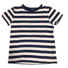 ポロ　ラルフローレン　ボーダー　Tシャツ　130cm 半袖　現行QR