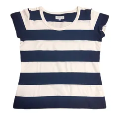 アニエスベー　Tシャツ　ボーダー　T2 半袖　日本製　Mサイズ相当