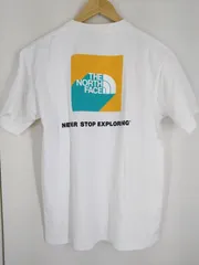 THE NORTH FACE 厚手バックロゴTシャツ ホワイト L相当 薄シミあり