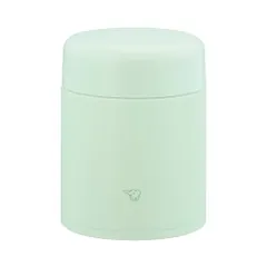新品 象印 スープジャー 400ml 大きめ茶碗サイズ 【おいしく保温・保冷】 食洗機対応 洗いやすい シームレスせん お弁当 広口 エアリーグリーン SW-LA40-GM