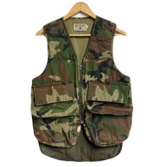 未使用】RRL ダックハンターカモ ベスト ダブルアールエル ラルフ